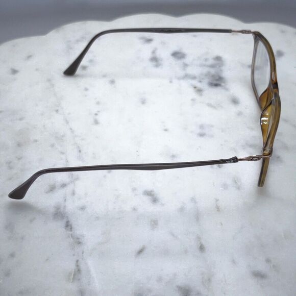 Ray-Ban RB 7031 2301 LightRay Tortoise Brown Eyeglasses Frames Only 53-17-140 main image 5